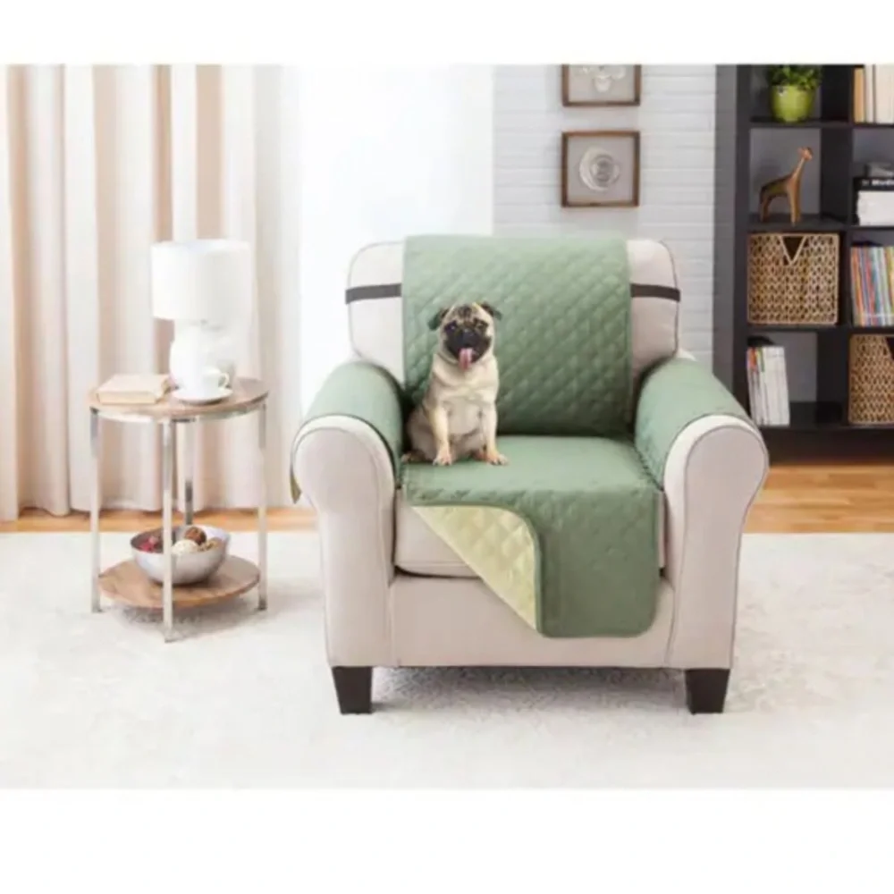 Reversible‎ Chair Furniture Protector Olive/Sage size 75”x65”